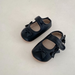 2025 New Summer Infant Baby Girls Butterfly Bows Decorated Slip-resistant Toddler Shoes Wholesale