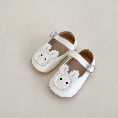 2025 New Summer Infant Baby Girls Cartoon Rabbit Pattern Slip-resistant Toddler Shoes Wholesale