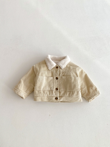 New Arrival Winter Infant Baby Unisex Fleece-line Warm Long Sleeves Corduroy Coat Wholesale New Arrival Winter Infant Baby Unisex Fleece-line Warm Long Sleeves Corduroy Coat Wholesale