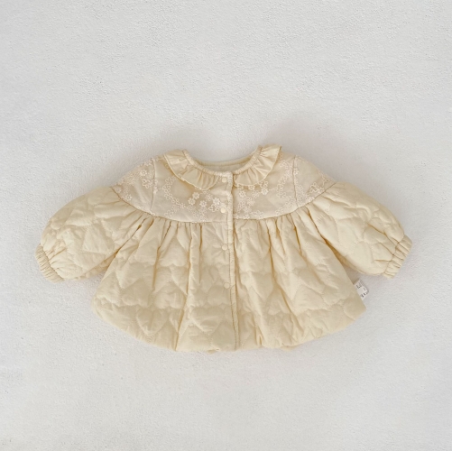 New Arrival Winter Infant Baby Kids Girls Flowers Pattern Cotton-Padded Warm Long Sleeves Coat Wholesale New Arrival Winter Infant Baby Kids Girls Flowers Pattern Cotton-Padded Warm Long Sleeves Coat Wholesale