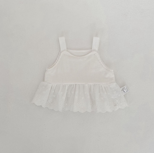 2026 Spring and Summer Infant Baby Kids Girls Sleeveless Patchwork Top with Bloomers Sets Wholesale