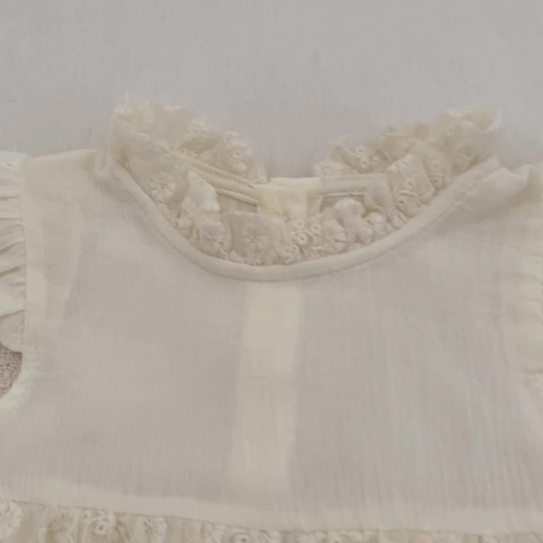 Summer Infant Baby Girls Flowers Pattern Fly Sleeves One Piece Stylish Tulle Onesies Wholesale