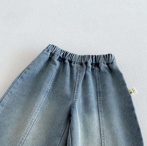 2026 Spring and Autumn New Arrival Baby Kids Girls Loose Denim Jeans Wholesale