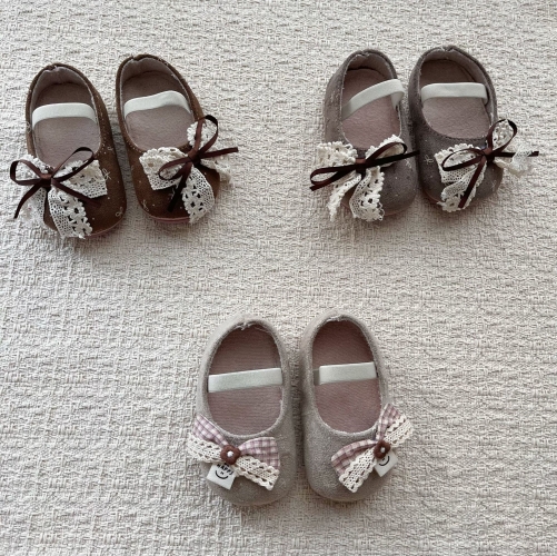 2026 Autumn New Arrival Infant Baby Girls Cute Butterfly-bow Decorated Slip-resistant Toddler Shoes Wholesale