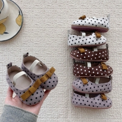 2026 Autumn New Arrival Infant Baby Girls Cute Butterfly-bow Decorated Slip-resistant Toddler Shoes Wholesale