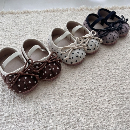 2026 Autumn New Arrival Infant Baby Girls Cute Butterfly-bow Decorated Slip-resistant Toddler Shoes Wholesale
