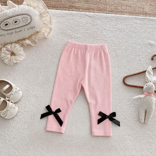 2026 Autumn Infant Baby Kids Girls Comfortable Elastic Pants Wholesale